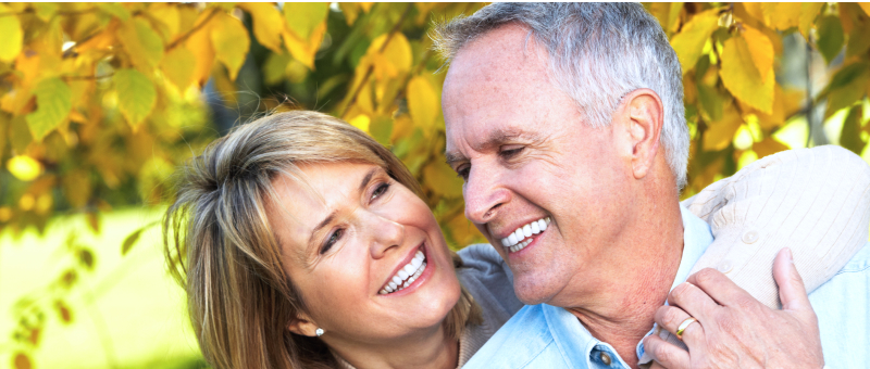 smiling couple